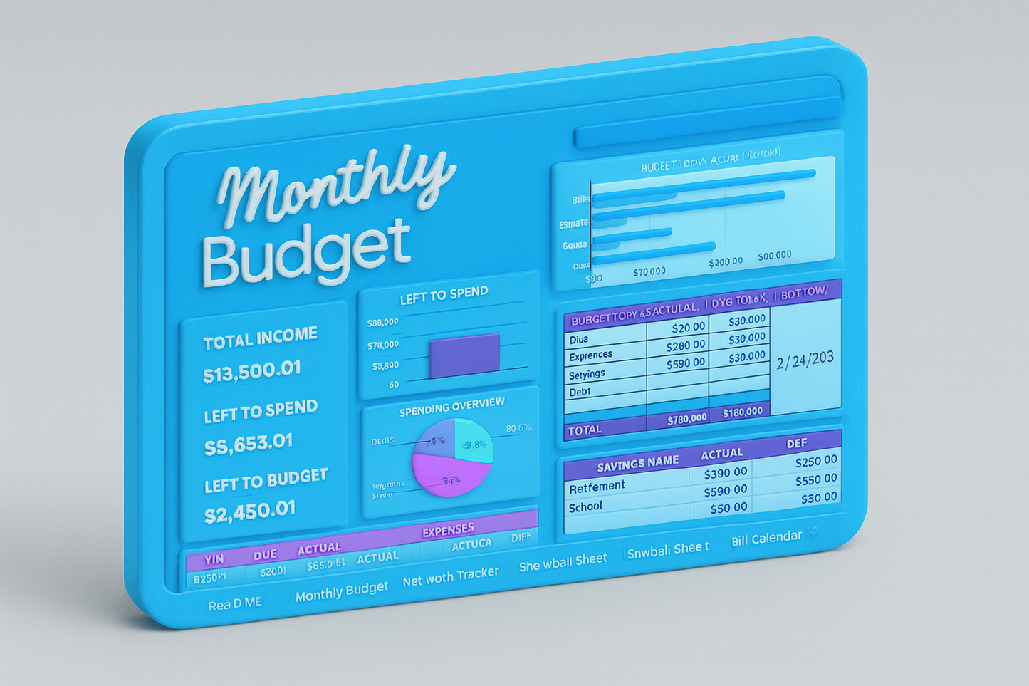 Financial Planner 12 Month